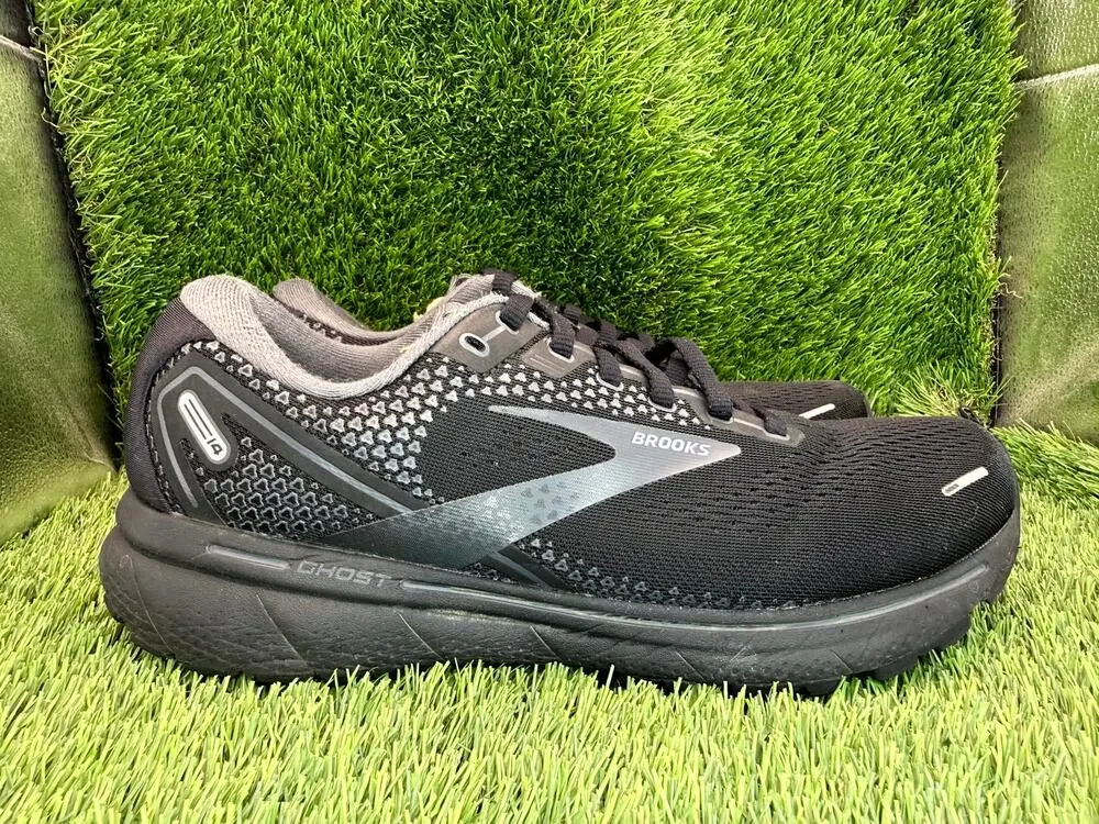 Brooks Ghost 14 1203561D020 Athletic Shoes Women's 10.5D Black Mesh Road Running